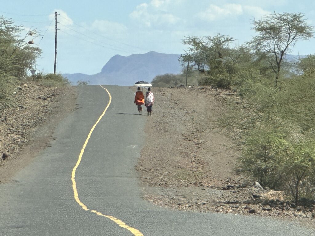 Maasai on the Road