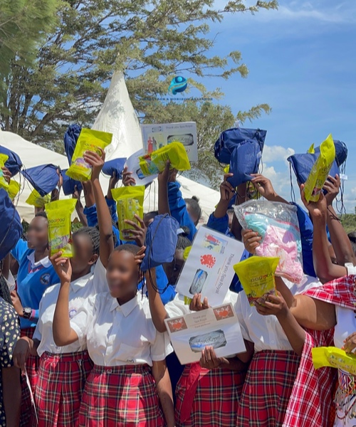 Schoolgirls with Reusable Sanitary Pads