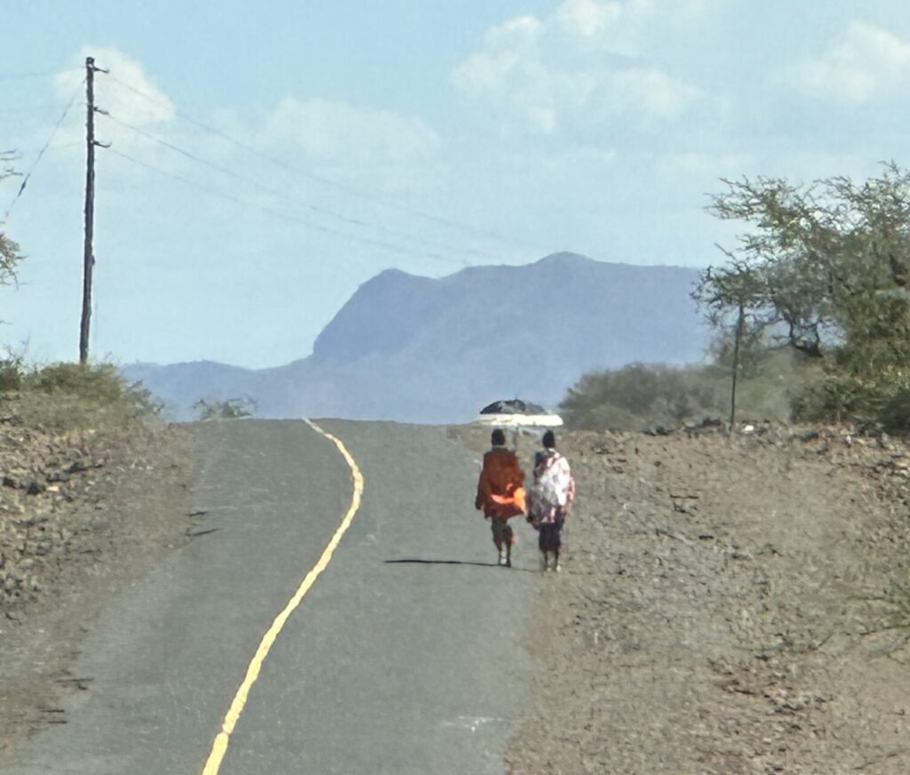 Maasai on the Road