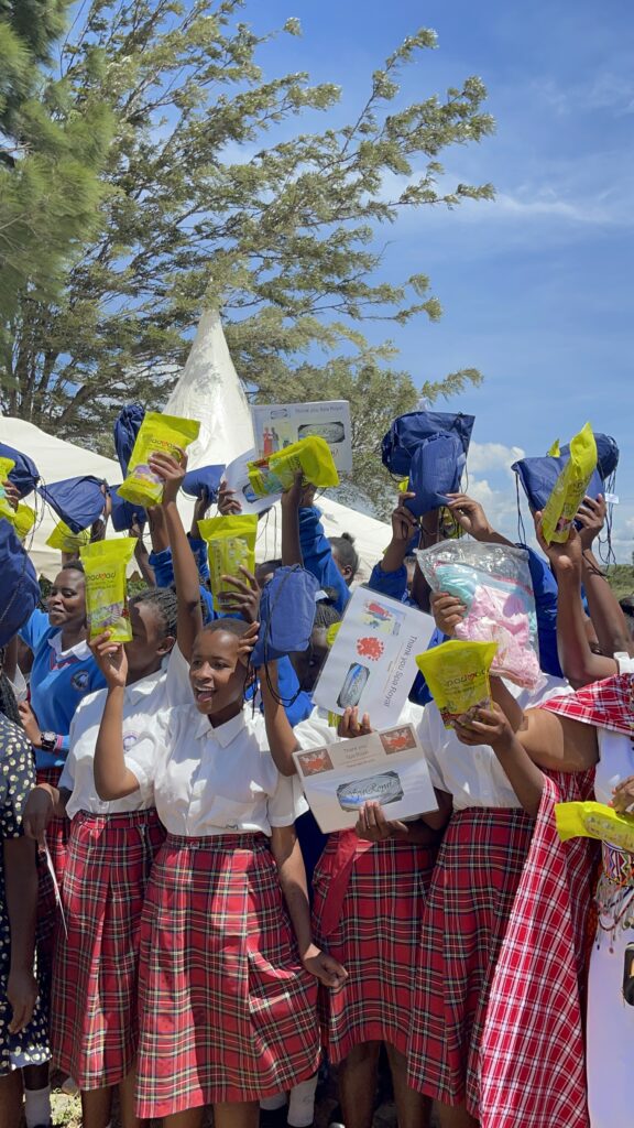 Distribution of Reusable Sanitary Pads